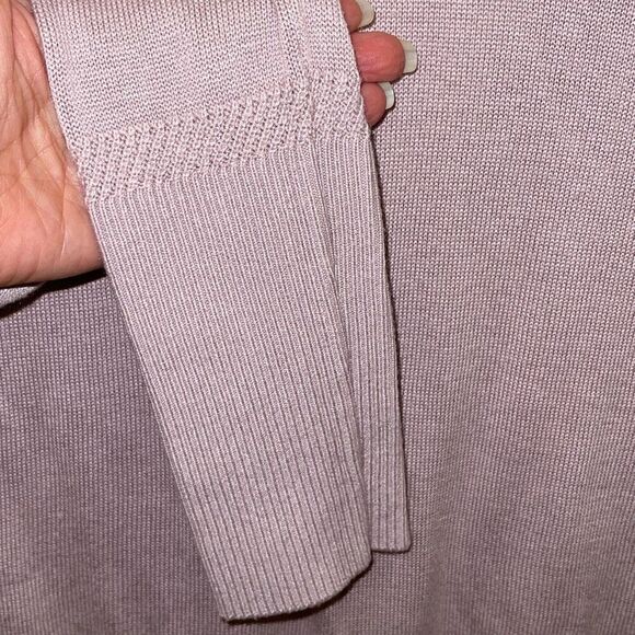 Lululemon Unity Drop Back Long Sleeve Sweater Cashmere Blend Dusty Rose‎ Size 6 - Picture 6 of 10